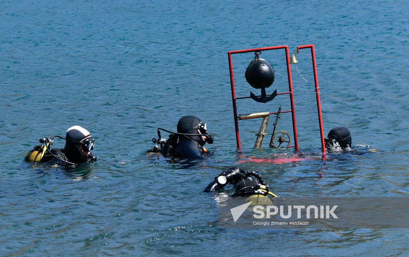 Russia Divers Victory Day Event