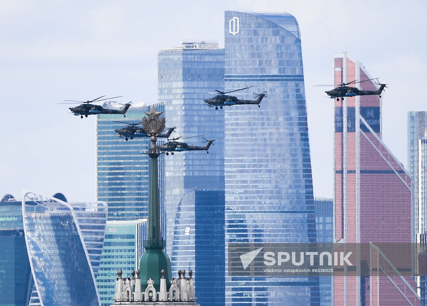 Russia WWII Victory Parade Rehearsal