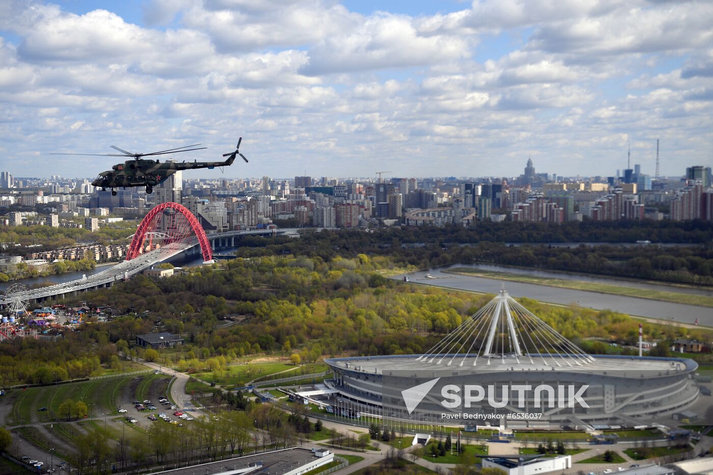 Russia WWII Victory Parade Rehearsal