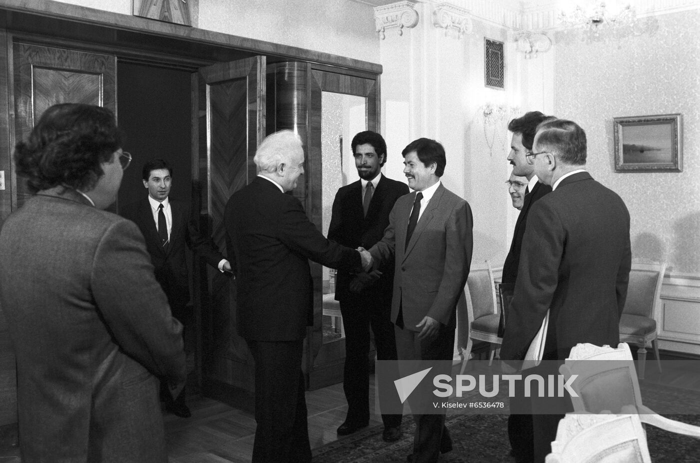 Nicaraguan Minister of Foreign Cooperation Henry Ruiz Hernandez in Moscow