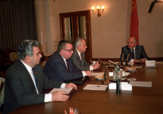 Meeting at governmental residence in Novo-Ogaryovo