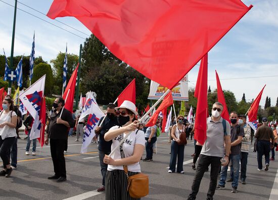 Greece Labor Day Rallies 