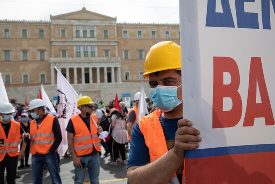 Greece Labor Day Rallies 