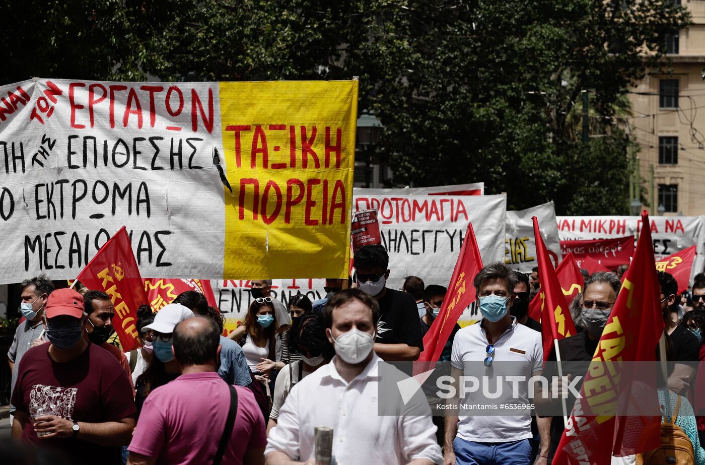 Greece Labor Day Rallies 