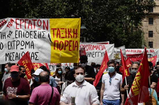 Greece Labor Day Rallies 