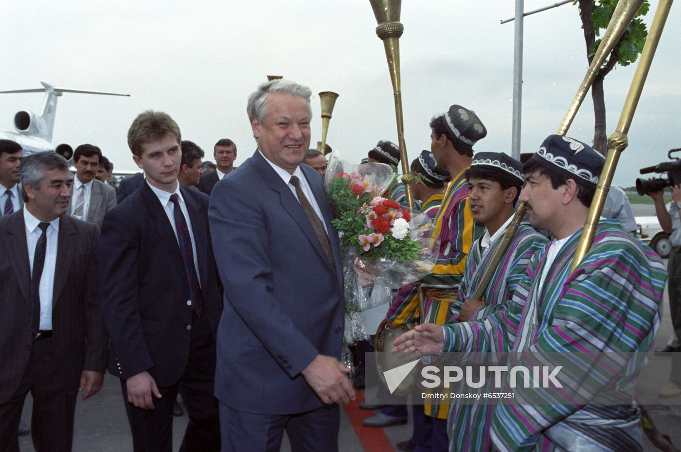 Boris Yeltsin's visit to Uzbekistan
