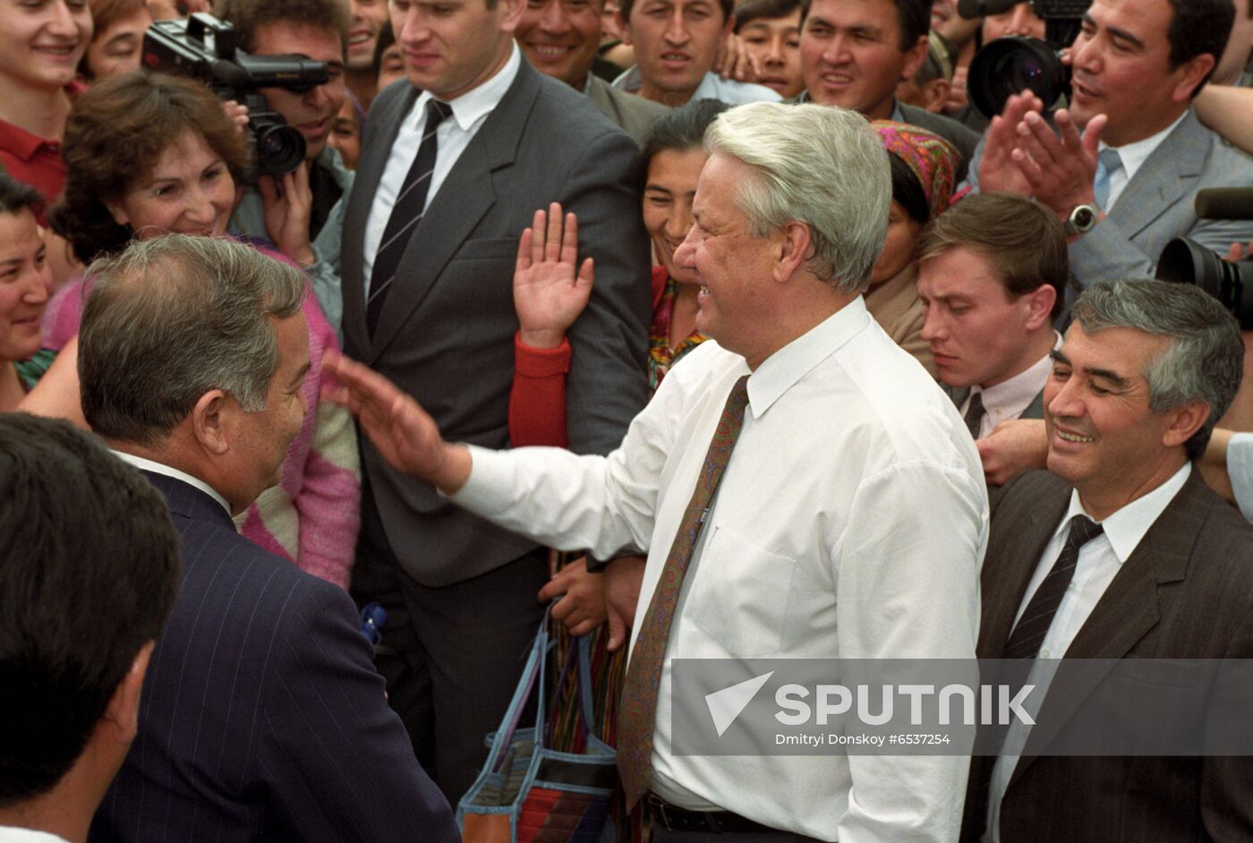 Boris Yeltsin's visit to Uzbekistan
