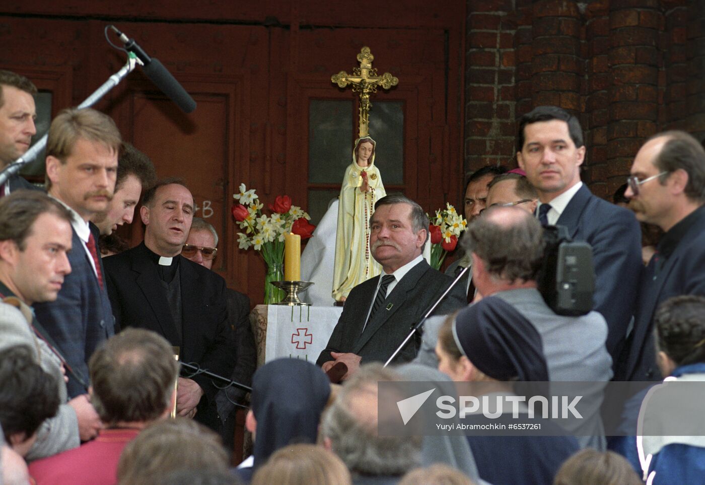 Polish President Lech Walesa's visit to Russian Federation