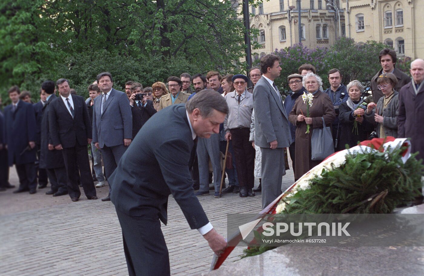 Polish President Lech Walesa's visit to Russian Federation