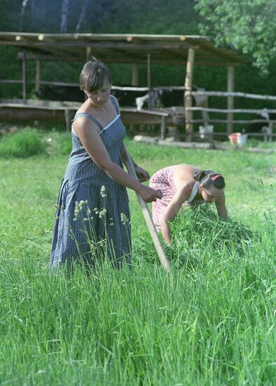The Burdukov farmer family