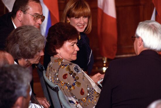 Russian President Boris Yeltsin's official visit to Canada