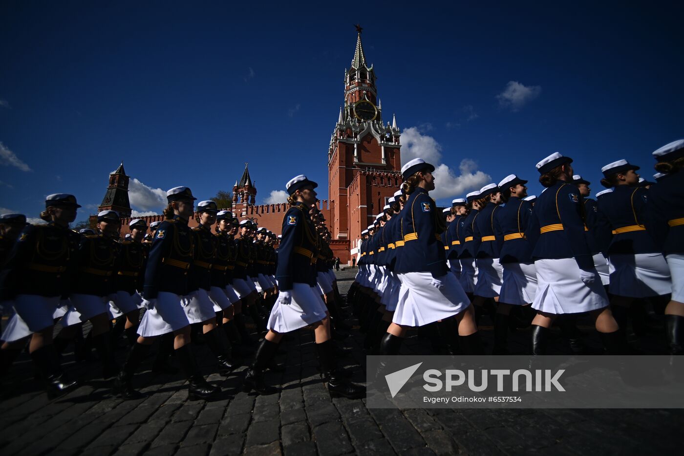Russia Victory Day Parade Rehearsal