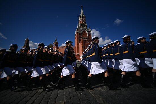 Russia Victory Day Parade Rehearsal
