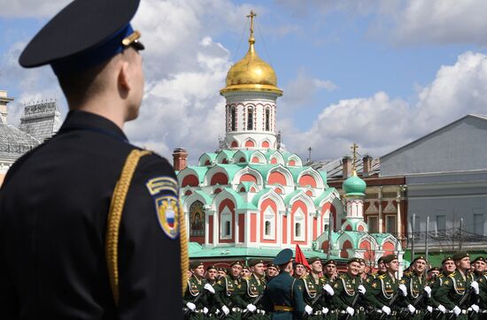 Russia Victory Day Parade Rehearsal