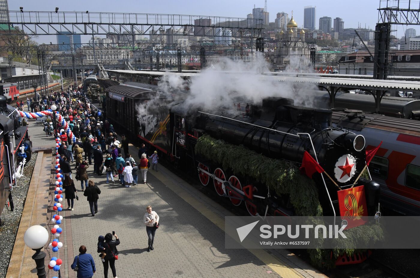 Russia Vintage Train