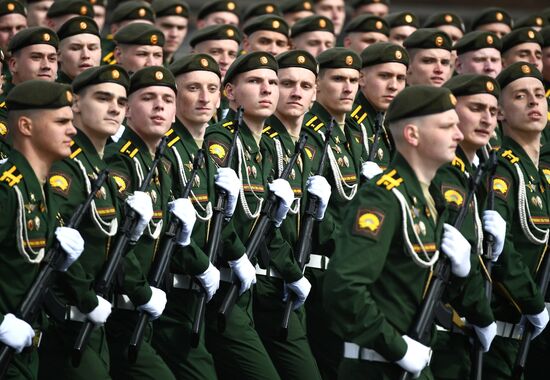 Russia Victory Day Parade Rehearsal