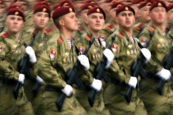 Russia Victory Day Parade Rehearsal