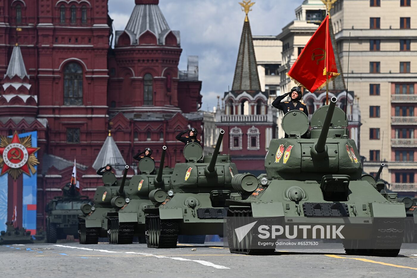 Russia Victory Day Parade Rehearsal