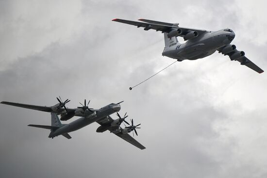 Russia Victory Day Parade Aerial Rehearsal