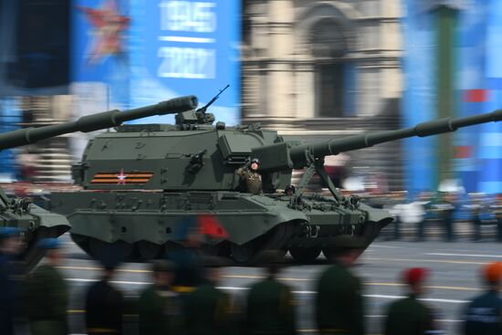 Russia Victory Day Parade Rehearsal