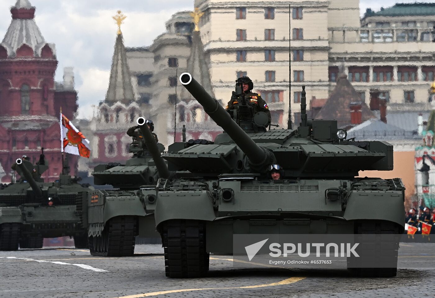 Russia Victory Day Parade Rehearsal