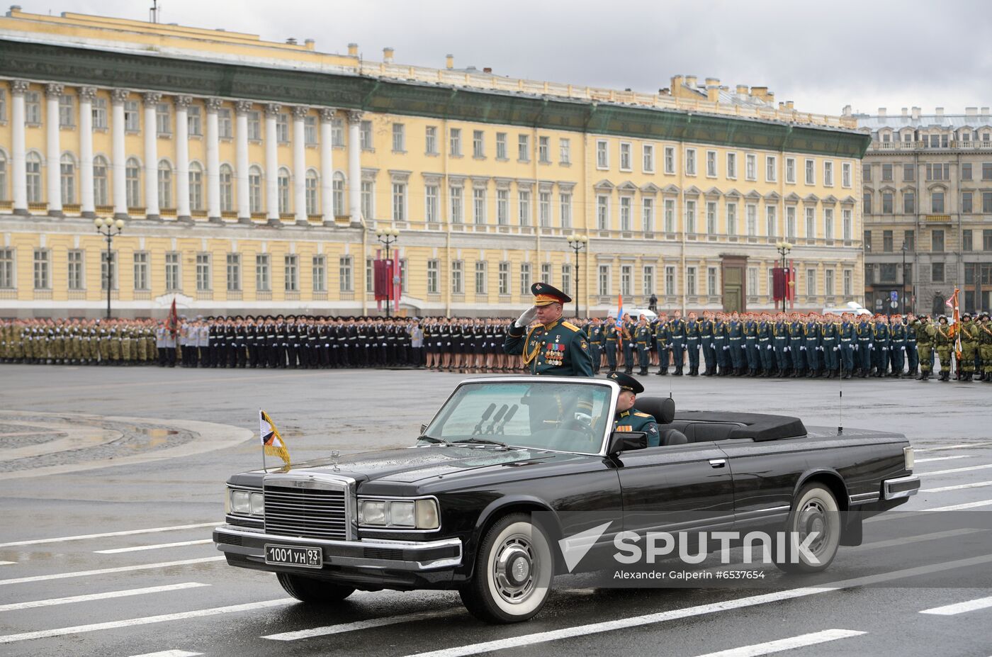 Russia St Petersburg Victory Day Parade Rehearsal