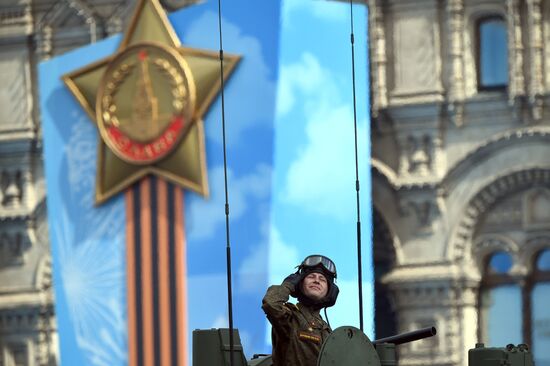 Russia Victory Day Parade Rehearsal