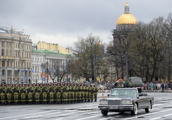 Russia St Petersburg Victory Day Parade Rehearsal