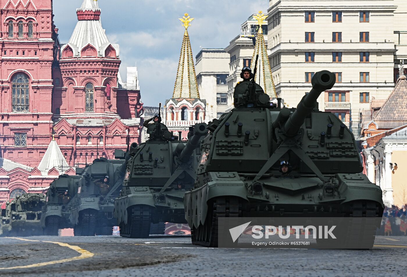 Russia Victory Day Parade Rehearsal