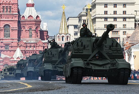 Russia Victory Day Parade Rehearsal