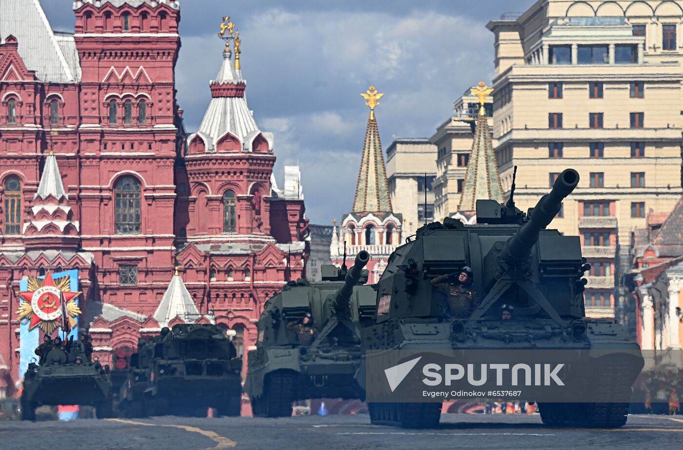 Russia Victory Day Parade Rehearsal