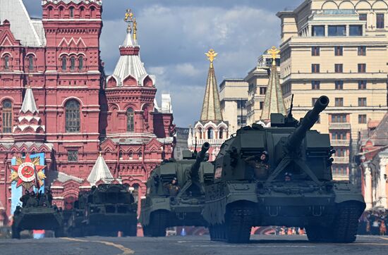 Russia Victory Day Parade Rehearsal