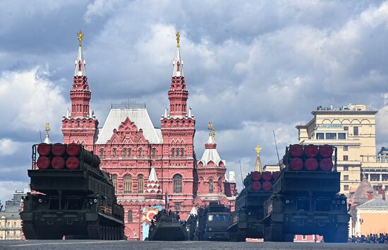 Russia Victory Day Parade Rehearsal