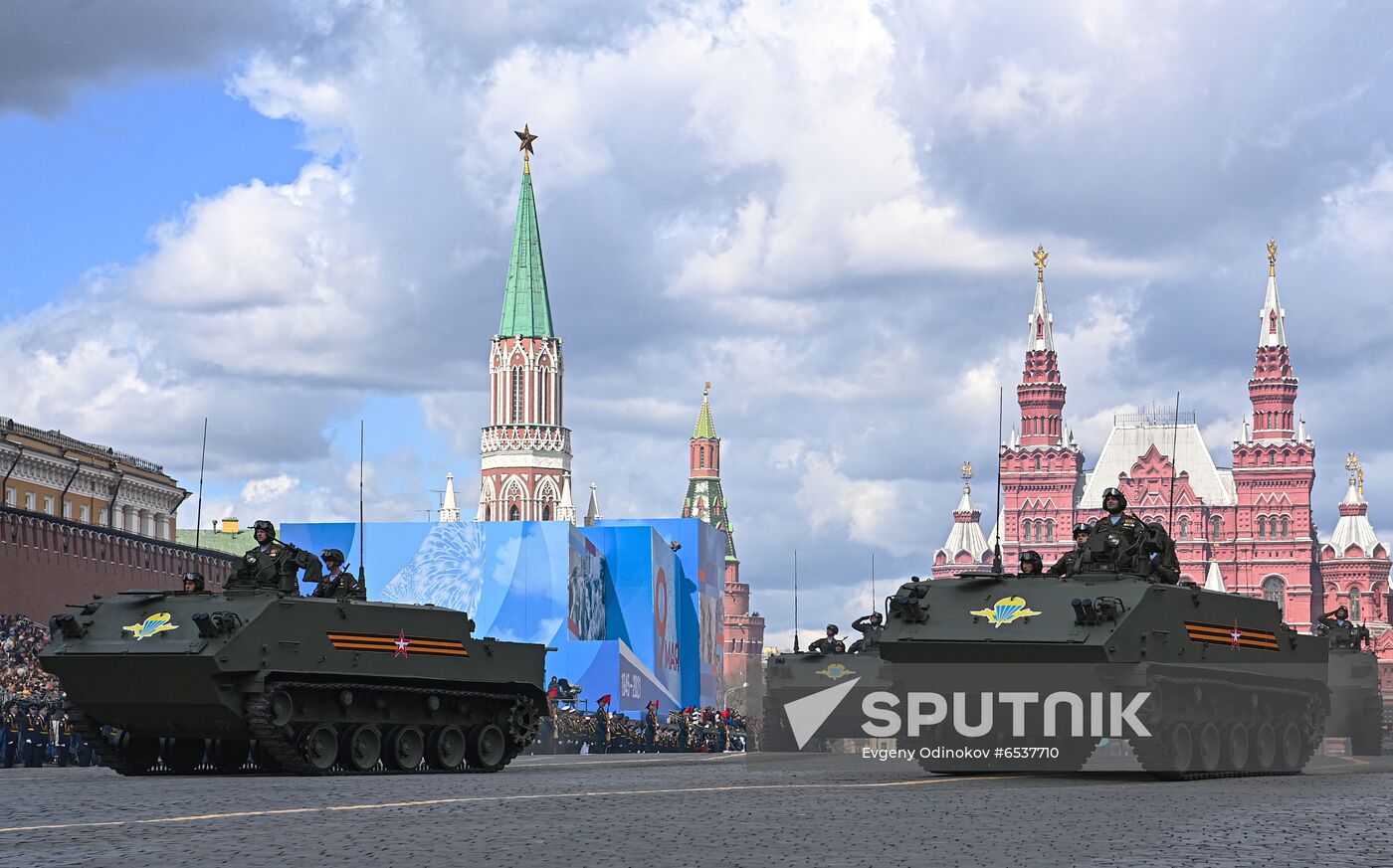 Russia Victory Day Parade Rehearsal