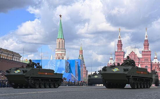 Russia Victory Day Parade Rehearsal