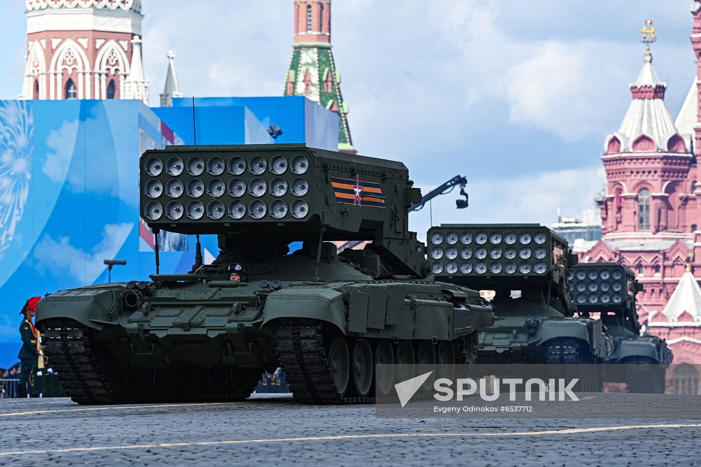 Russia Victory Day Parade Rehearsal