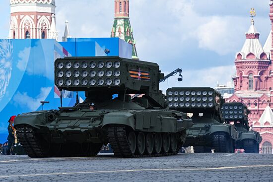 Russia Victory Day Parade Rehearsal