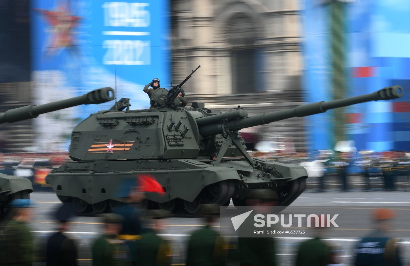 Russia Victory Day Parade Rehearsal