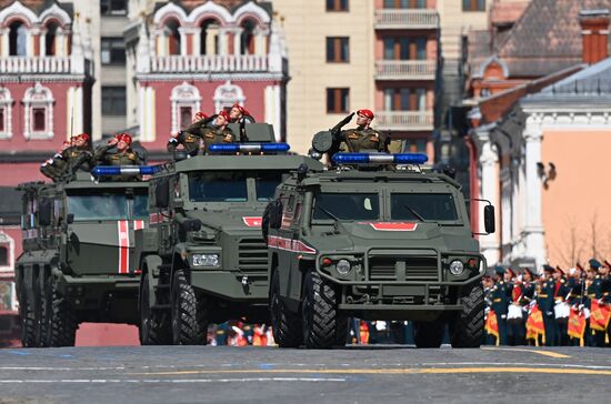 Russia Victory Day Parade Rehearsal