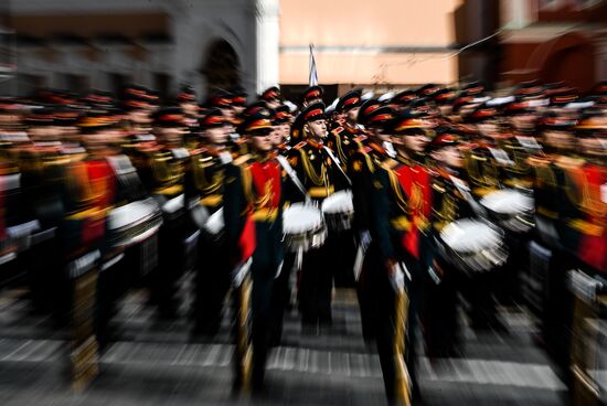 Russia Victory Day Parade Rehearsal