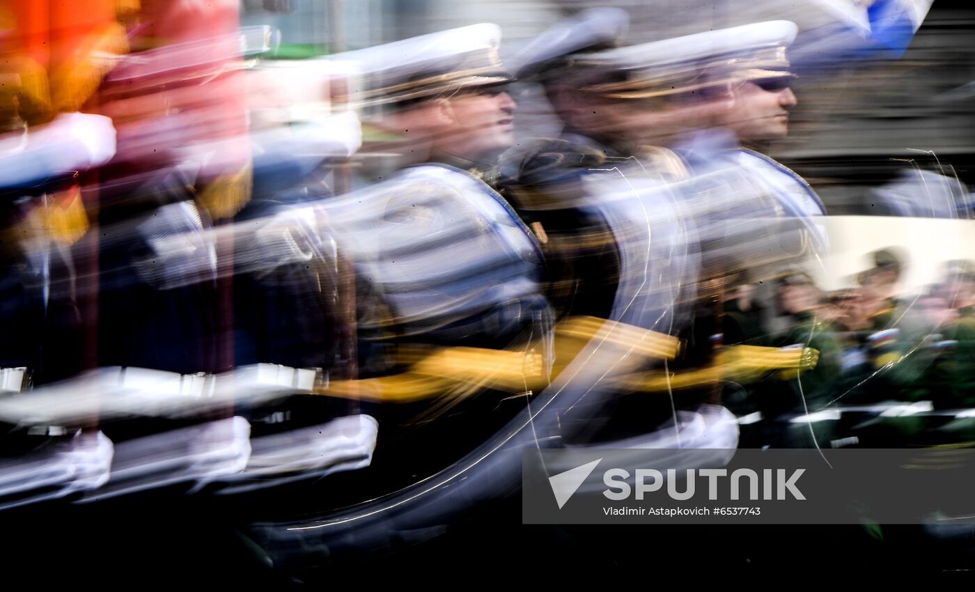 Russia Victory Day Parade Rehearsal