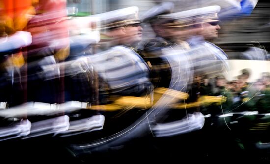 Russia Victory Day Parade Rehearsal