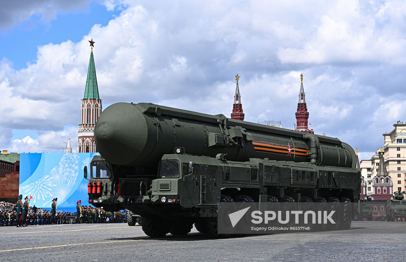 Russia Victory Day Parade Rehearsal