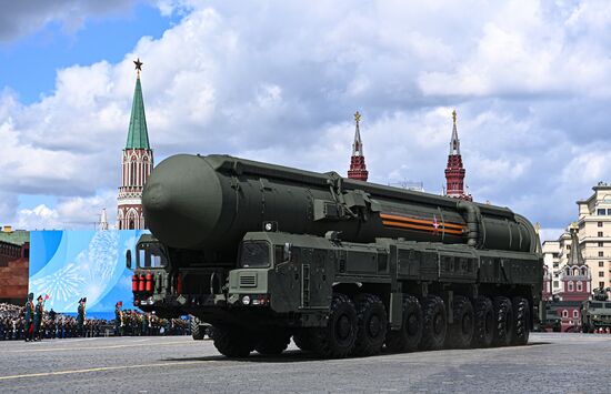 Russia Victory Day Parade Rehearsal