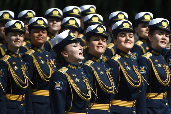 Russia Victory Day Parade Rehearsal