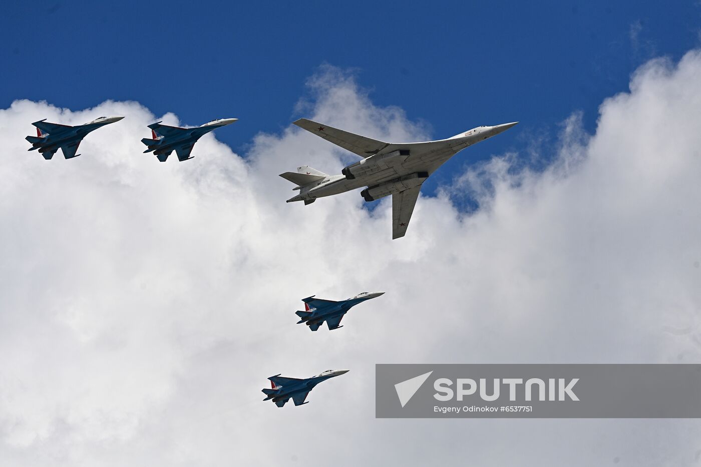 Russia Victory Day Parade Aerial Rehearsal