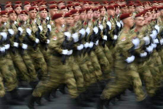 Russia Victory Day Parade Rehearsal