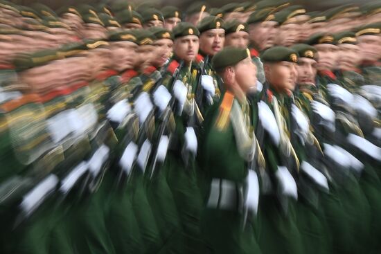Russia Victory Day Parade Rehearsal