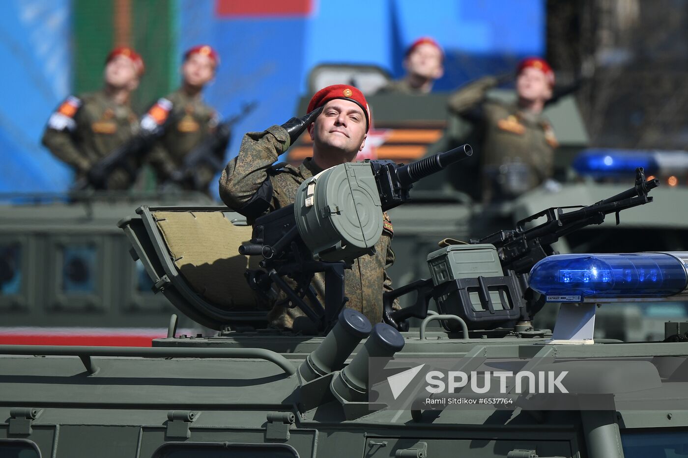 Russia Victory Day Parade Rehearsal