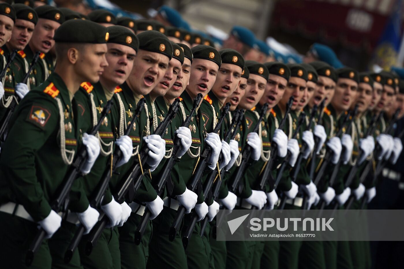 Russia Victory Day Parade Rehearsal